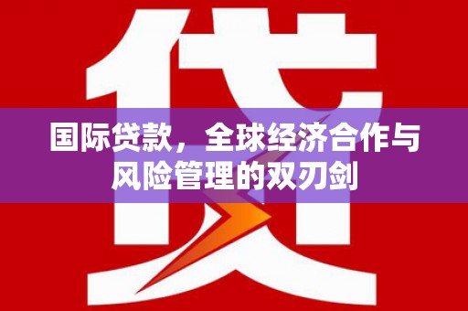新社国际贷款，全球经济合作与风险管理的双刃剑