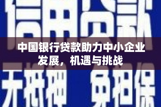 新社中国银行贷款助力中小企业发展，机遇与挑战