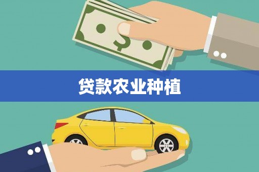新社贷款农业种植