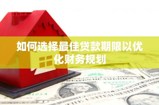 新社如何选择最佳贷款期限以优化财务规划