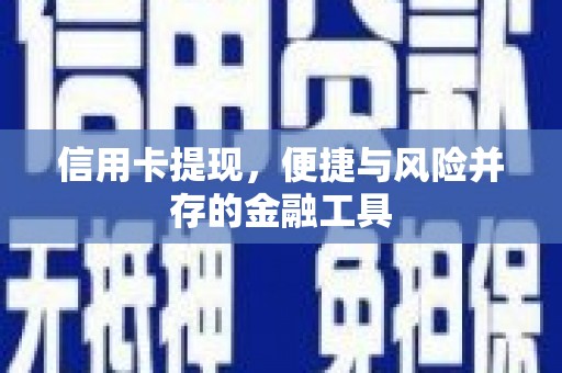 新社信用卡提现，便捷与风险并存的金融工具