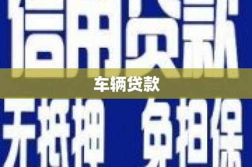 新社车辆贷款