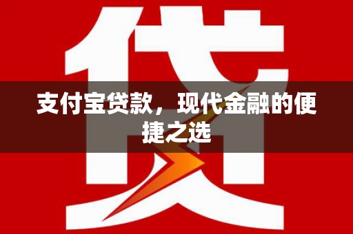 新社支付宝贷款，现代金融的便捷之选