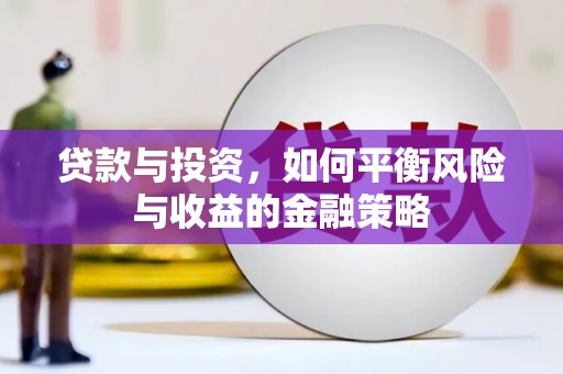 新社贷款与投资，如何平衡风险与收益的金融策略